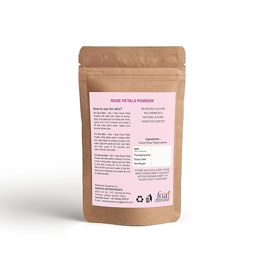 Natural Rose Petal Powder