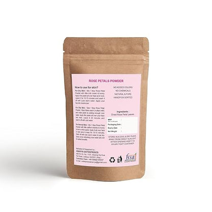 Natural Rose Petal Powder